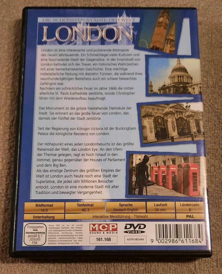 LONDON - Der DVD Reiseführer / Großbritannien / England in Walshausen bei Zweibrücken, Pfalz