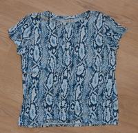 Damen Tshirt Orsay Gr. 38 M blau weiß Schlangen Optik Snake Print Pankow - Karow Vorschau