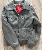 Lederjacke, Esprit mit abnehmbaren Fellkragen, Bikerstil Nordrhein-Westfalen - Reken Vorschau