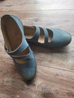 Sandale,Ballerina, Gr.41,camel,blau,Echtleder Berlin - Köpenick Vorschau