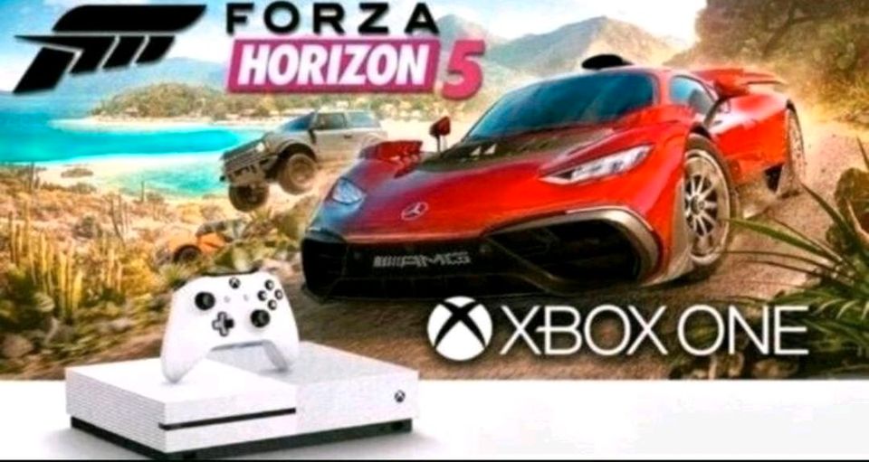 Verkaufe Xbox one s 1tb mit Forza horizon 3/ 4/ 5 in Leichlingen