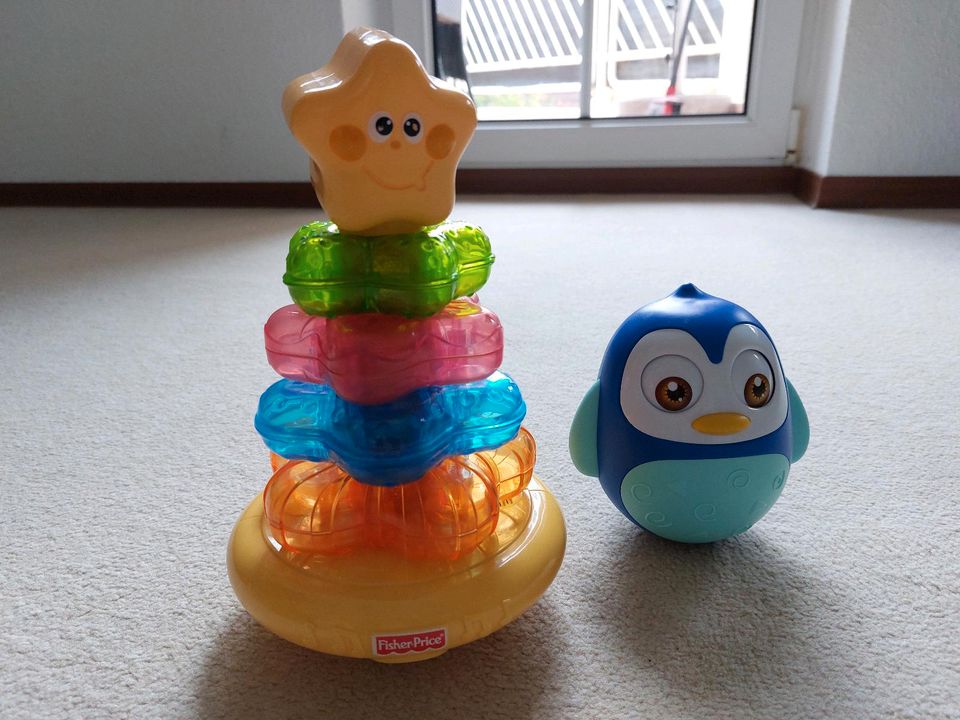 Fisher Price Stapelturm Sterne mit Licht und Ton + Kugelpinguin in Gau-Odernheim