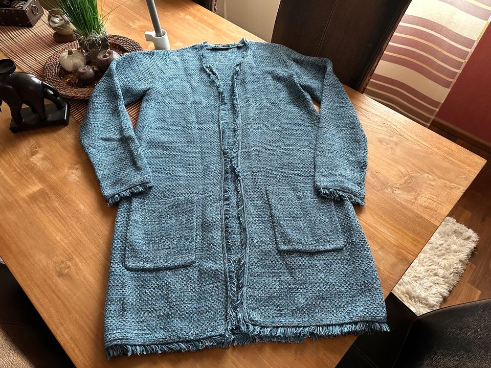 Esprit Long Cardigan XL Blau wie NEU Strickjacke Weste in Hochheim am Main