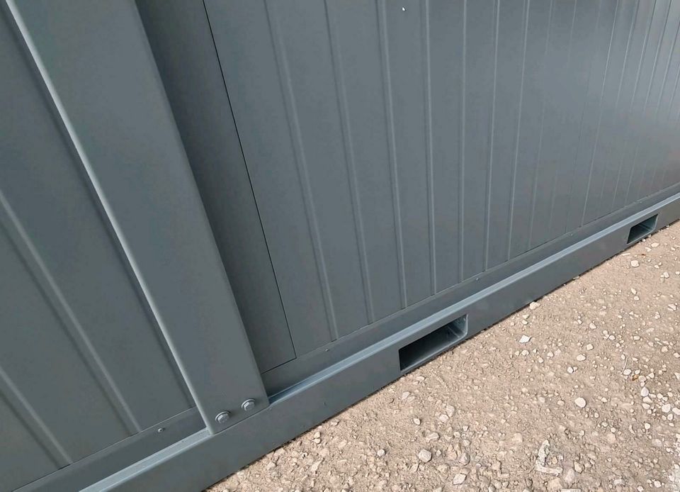 ❗❗ SONDERANGEBOT - NUR FÜR KURZE ZEIT ❗❗ Lagercontainer (vollisoliert) - 6,00 x 2,40 x 2,70 Meter - Containerlager Materialcontainer Depot Aufbewahrung Einlagerung Garage Mobiler Lagerplatz Lagerbox in Brunnen