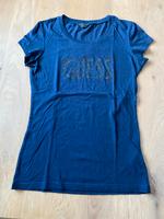 Guess Tshirt, Strassdrucj, Gr. M, Baumwolle, Blau Nordrhein-Westfalen - Hückeswagen Vorschau