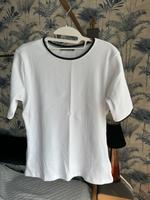 Sinsay T-Shirt weiß scharz L 40 neu Köln - Porz Vorschau