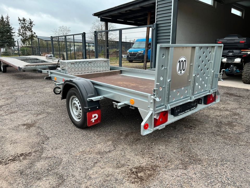 Pongratz Motorrad, Quadtransporter, Trailer, Tieflader, 750kg, kippbar, Anhänger, 100km/h in Schönebeck (Elbe)