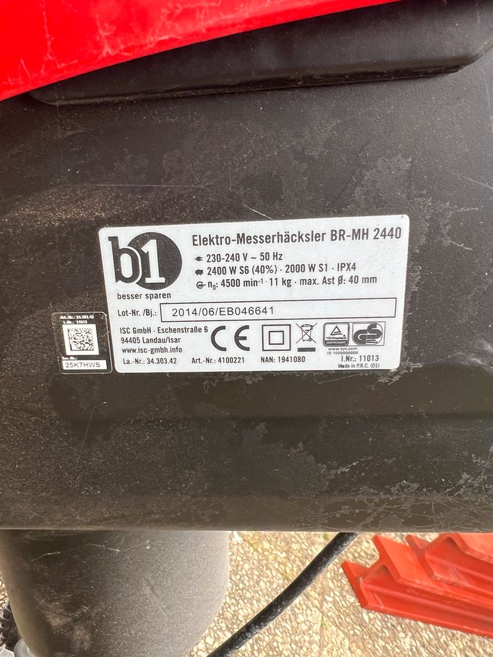 Elektro-Messerhäcksler BR-MH 2400, B1 in Seevetal