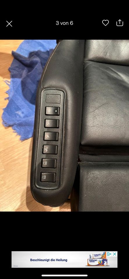 Recaro Ergomed DS Top Zustand Leder in Mosbach