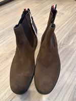 Braune Lederstiefeletten Tommy Hilfiger Gr. 46 Hessen - Marburg Vorschau
