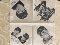 Beatles...Serviette aus Papier aus britischer Kneipe Nordrhein-Westfalen - Hilden Vorschau