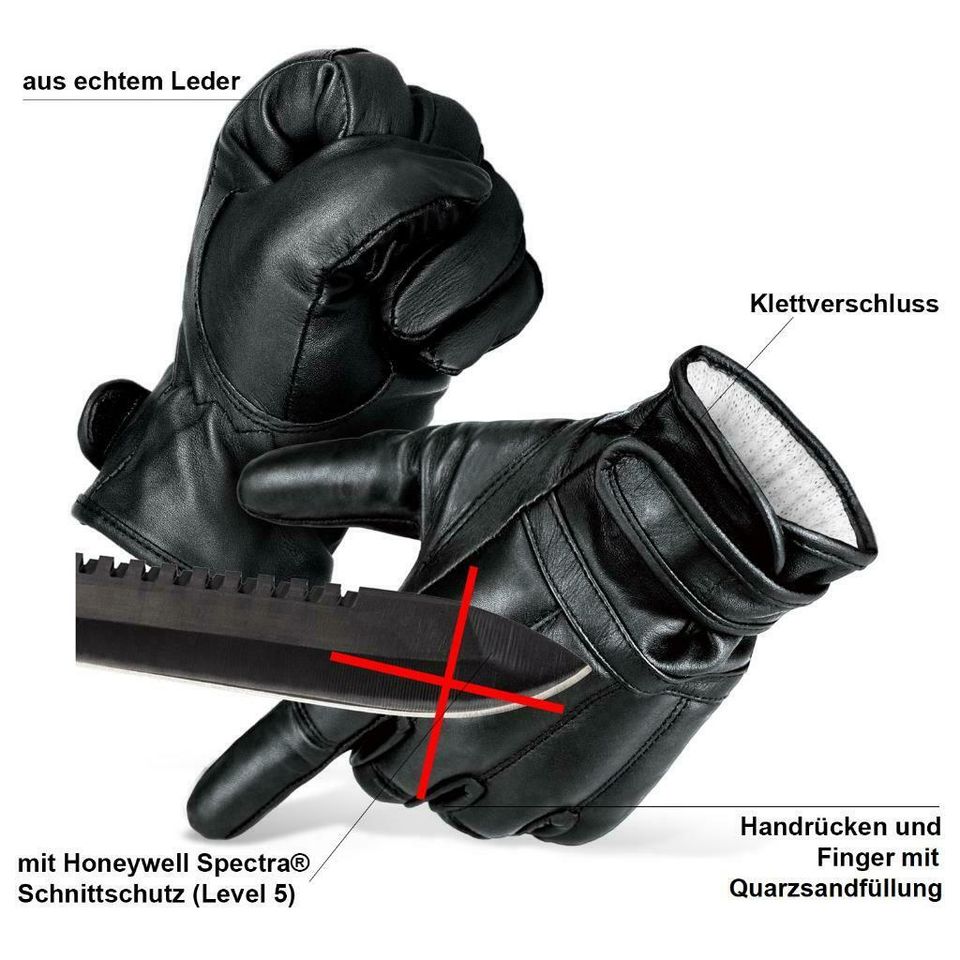 Security Quarzsand Defender Schnittschutz Handschuhe in Kassel