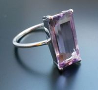 925 Sterling Silber Ring Rose de France Amethyst Gr. 18 Niedersachsen - Hessisch Oldendorf Vorschau