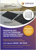 Balkonkraftwerk 800Watt schlüsselfertig zum Festpreis! Niedersachsen - Bissendorf Vorschau