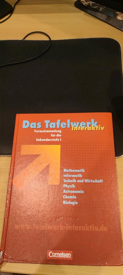 Tafelwerk Formelsammlung in Frensdorf