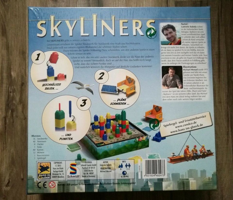 Hans im Glück Strategiespiel Skyliners OVP in Hainichen