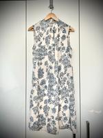 Sommerkleid H&M Gr. M knielang creme/blau Blumenmuster Hessen - Taunusstein Vorschau