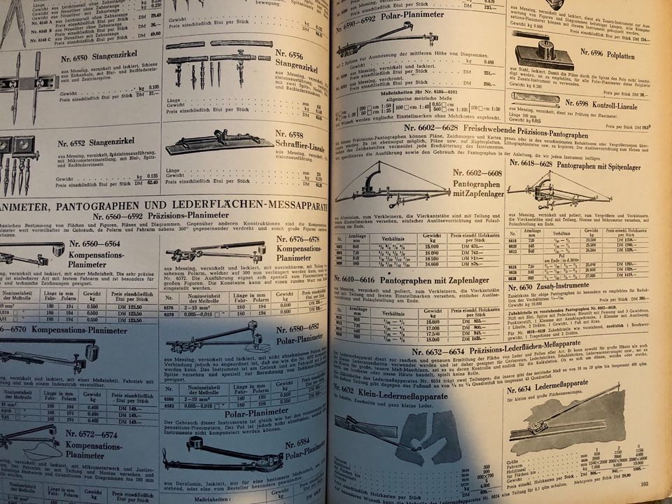Werkzeugkatalog Alt 30er Jahre Werkstatt Messgeräte in Wanzleben