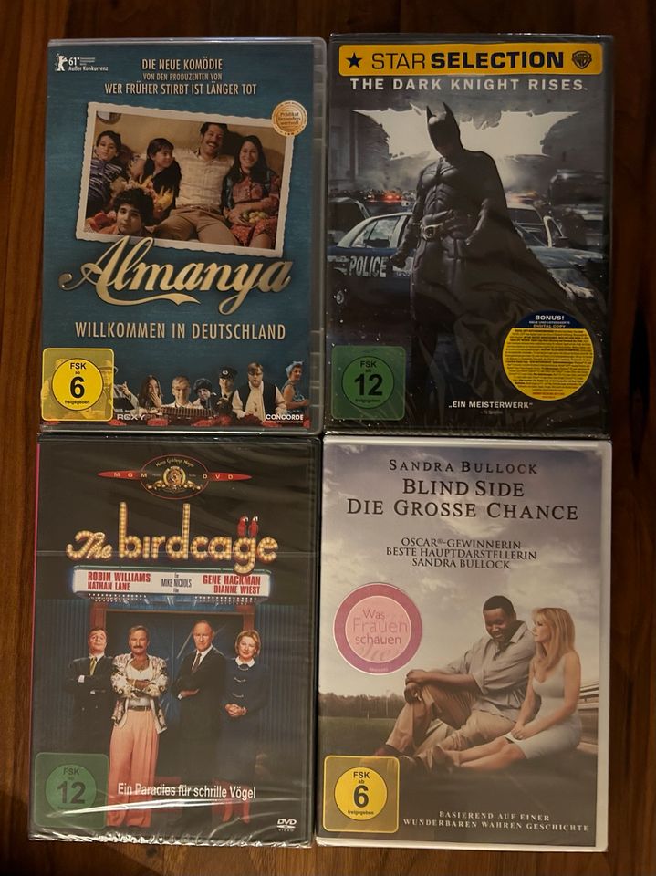 101 DVDs, teilweise originalverpackt - für jeden was dabei in Höpfingen