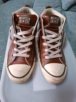 Converse Chucks Leder braun Street Mid Pinecone Größe 6,5 un Baden-Württemberg - Weinheim Vorschau
