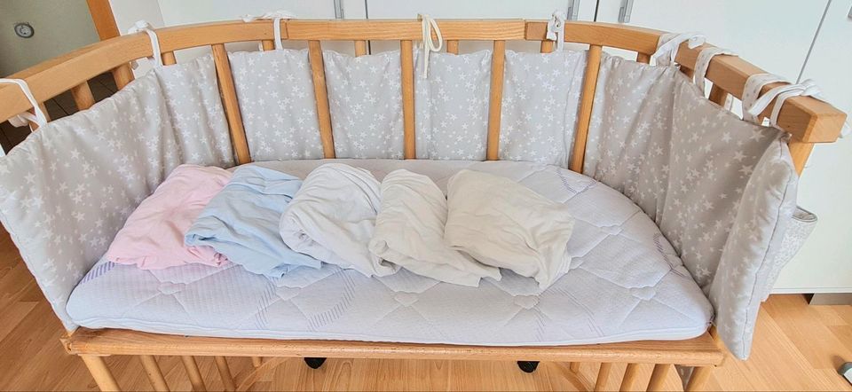 ⭐️ Beistellbett ⭐️ Babybay mit viel Zubehör in Billerbeck