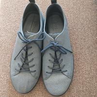 ecco Schuhe grau Gr. 39 Leder Bayern - Buchenberg Vorschau