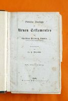 Christian Friedrich Schmid: Biblische Theologie des NT Nordrhein-Westfalen - Hückeswagen Vorschau