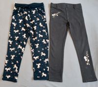 2 Schlupfhosen/dickeren Leggings Gr. 116 Einhorn von C&A/dopodopo Niedersachsen - Saterland Vorschau