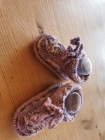 Gestrickte babyschuhe stricken Handarbeit Baden-Württemberg - Rosenfeld Vorschau