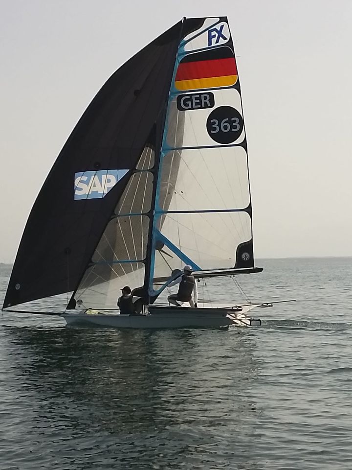 49erFX Segel x2 und ein Mast in Hamburg