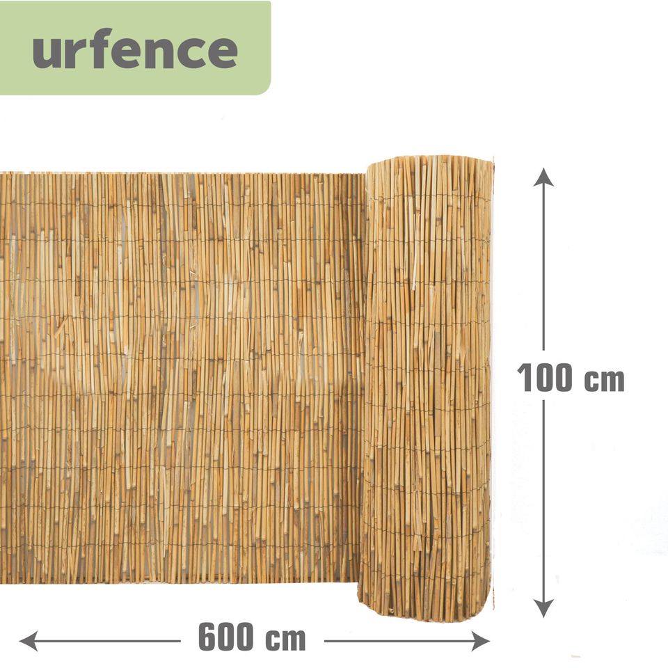 1m x 6m Balkon Sichtschutzmatte Schilfrohrmatte NÄSSESCHADEN in Hürth