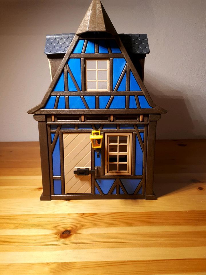 Playmobil 7847 Mittelalter blaues Haus sehr selten TOP-Zustand in Steinach b. Straubing