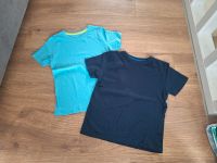 T-Shirts Gr. 110/116 türkis blau Set 2 Stück Niedersachsen - Neustadt am Rübenberge Vorschau