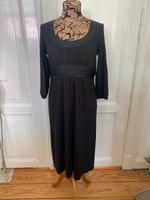 Kleid schwarz lang von Boden Größe 10 M 38 Kreis Ostholstein - Bad Schwartau Vorschau