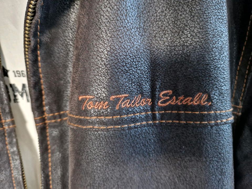 Tom Tailor Jacke Herren Leder !NEU! in Ilsenburg (Harz)