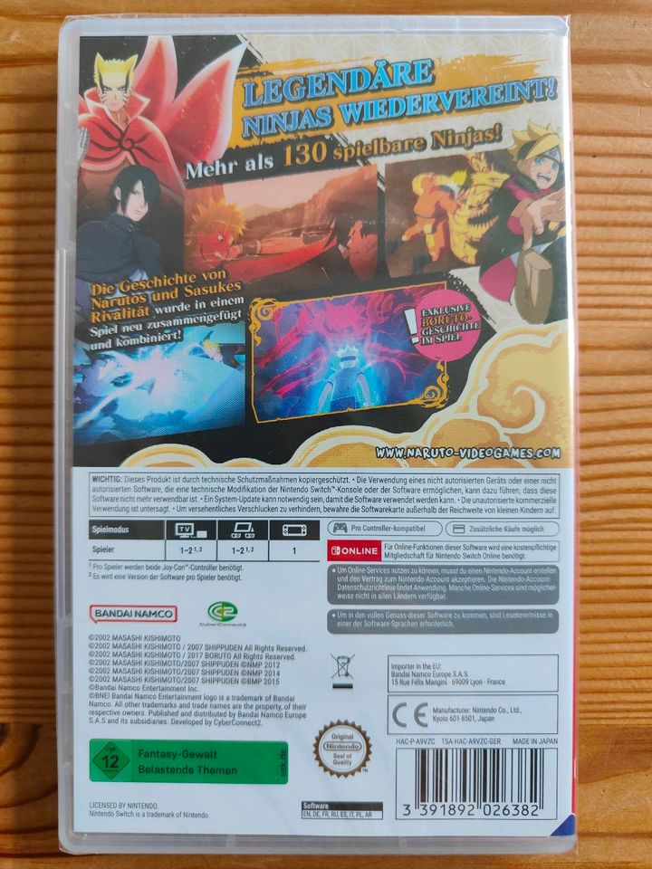 #4 Naruto X Boruto Ultimate Ninja Storm Connections Switch OVP in Regenstauf