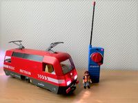 Playmobil Eisenbahn rote E-Lok m. Lokführer, Fernbed. u. Quarze Niedersachsen - Emden Vorschau