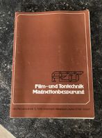 Film- und Tontechnik Magnettonbespurung, Buch Schleswig-Holstein - Osterrönfeld Vorschau