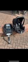 Maxi cosi pebble + easy base Station + fußsack + Spiegel Hessen - Helsa Vorschau