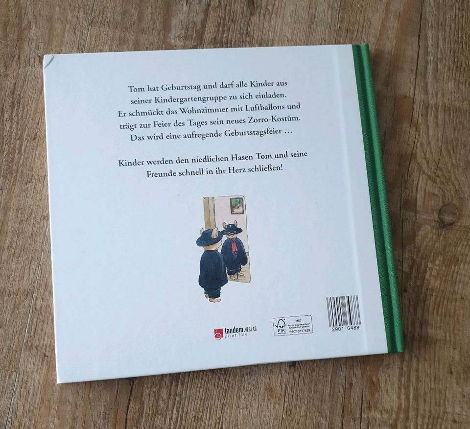 ❤ Buch vorlesen Hasenfamilie "Tom hat Geburtstag" wie neu in Monreal