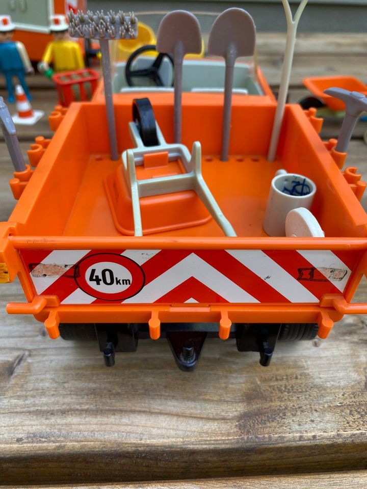 Playmobil Bauwagen Baustellen Fahrzeug Kipper 80er in Berlin