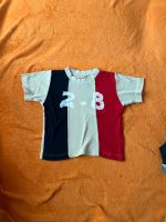 T-Shirt beige marineblau rot blau Shirt 98 kurzarm Blue Gold Thüringen - Jena Vorschau