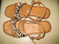 Damen-Ledersandalen braun Gr.38 Niedersachsen - Steyerberg Vorschau