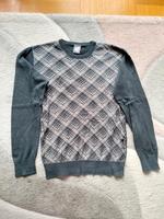 Herren Pullover Gr. S grau kariert Hessen - Wölfersheim Vorschau