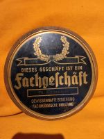 Altes Blechschild " Fachgeschäft " Hessen - Offenbach Vorschau