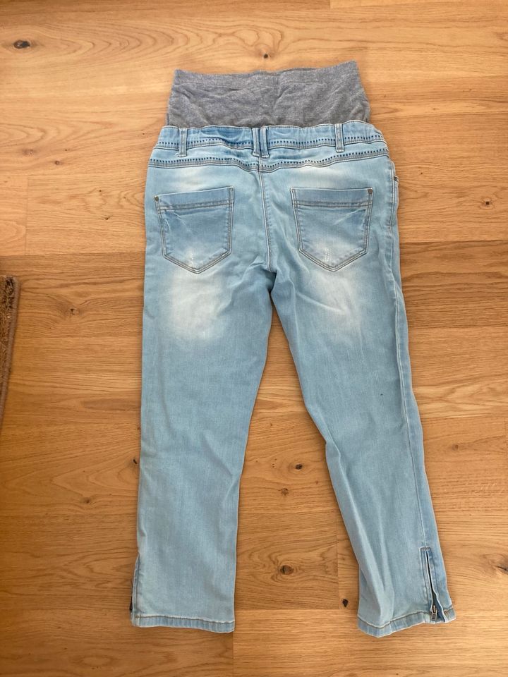 ❤️ Umstandsmode Caprihose Jeans in Aschaffenburg