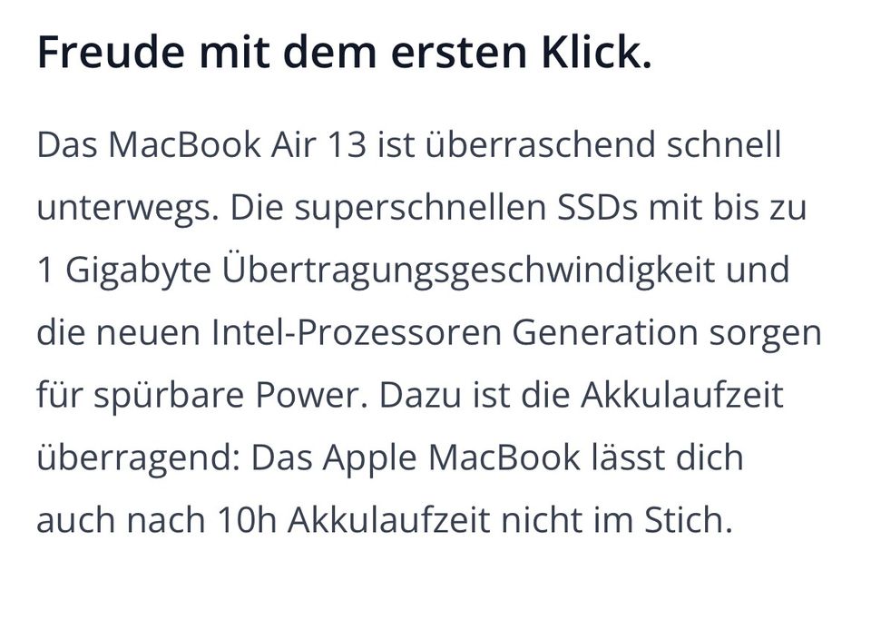 MacBook Air 13 sehr guter Zustand in Bad Zwischenahn