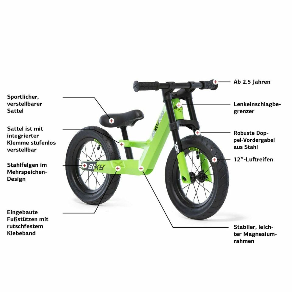 Laufrad BERG Biky City - Neuheit 2021 - rot oder grün in Fröndenberg (Ruhr)