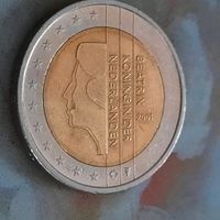 2 Euro Münze 2001 Königin Beatrix der Niederlande,  Rarität Nordrhein-Westfalen - Fröndenberg (Ruhr) Vorschau