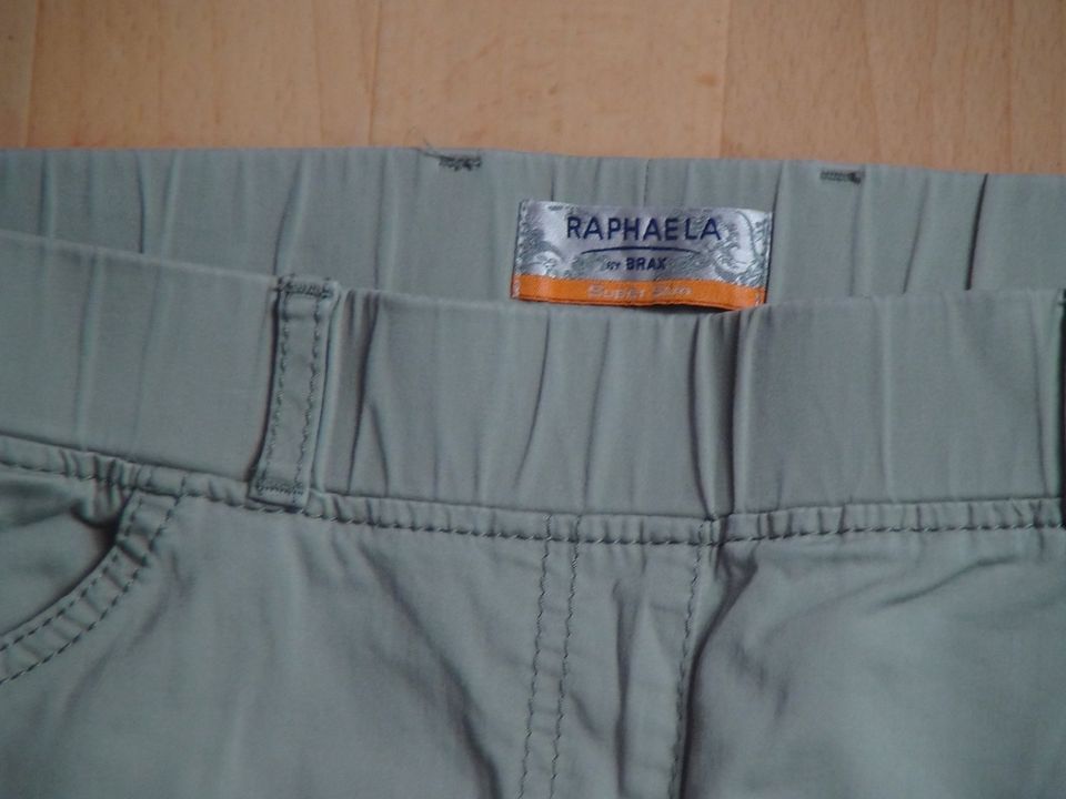 Raphaela by Brax Damen 7/8 Hose Gr. 44-46 Gummibund grau in Schwerin